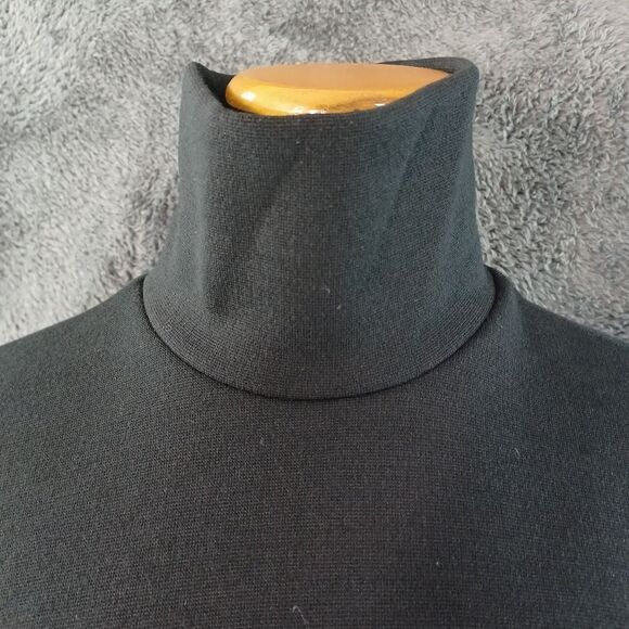 Pendleknit By Pendleton  Black Turtle Neck Dress VINTAGE - Picture 11 of 14